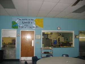 The camp cafeteria
