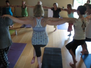 Eagle pose