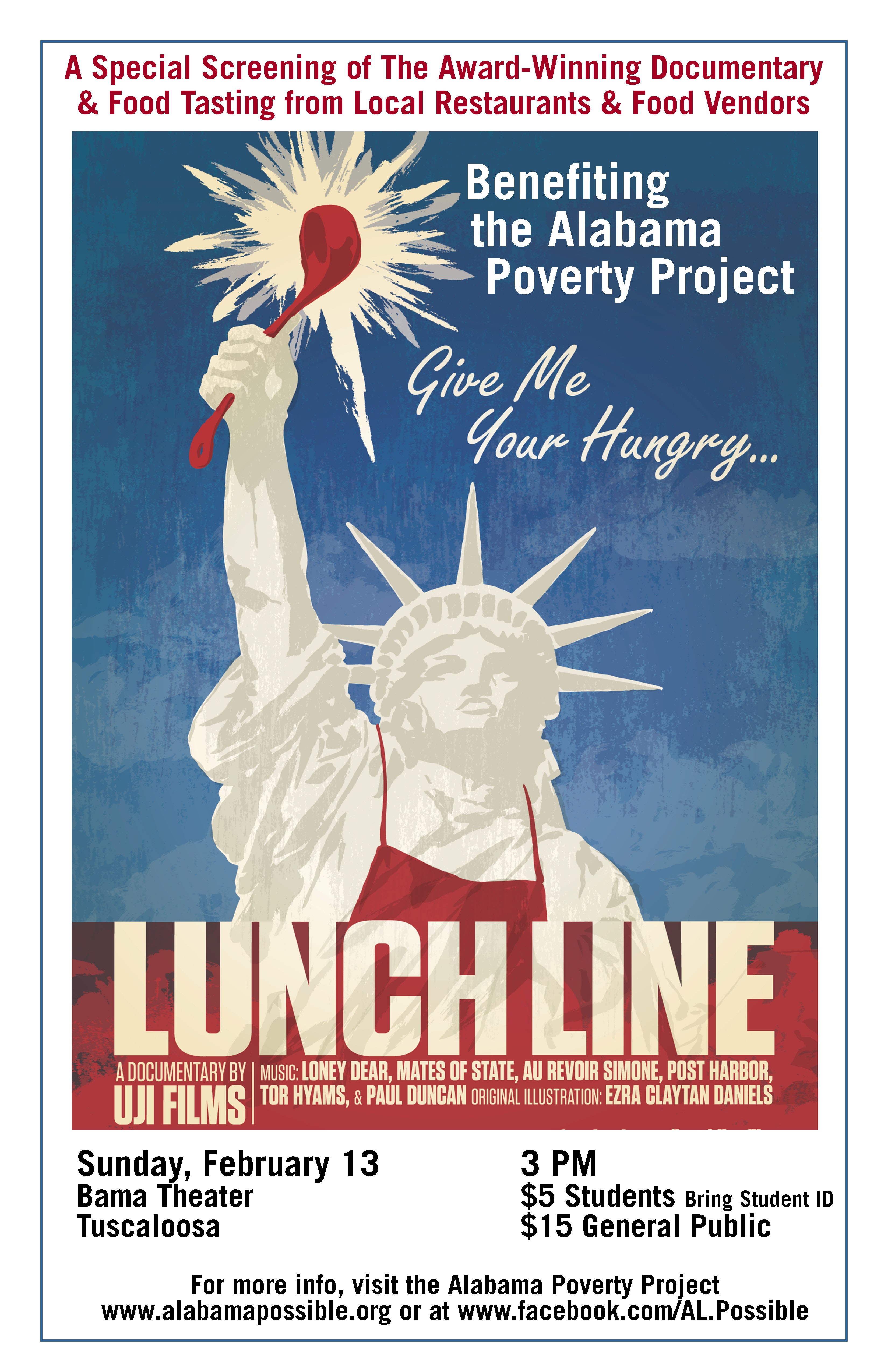 Bama Theater Lunch Line Screening