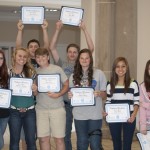 These MHS juniors are fired up to be new Blueprints graduates!